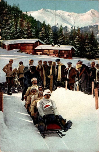 Winter sport schlitten - sport,