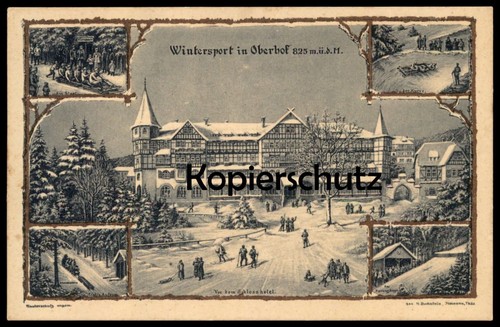 Alte postkarte wintersport - alte,