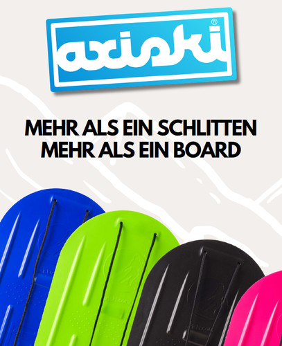 Axiski snowboard schlitten neu - axiski,