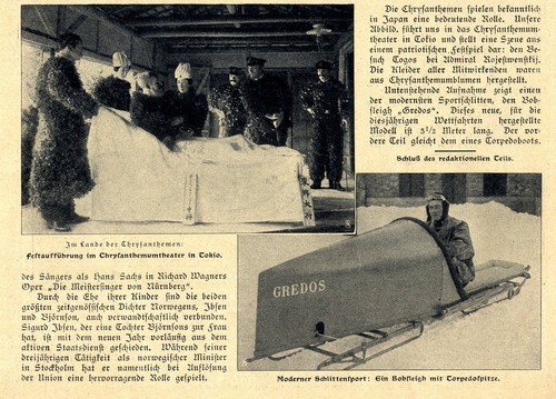 Moderner schlittensport - moderner,