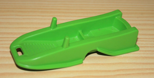 Schlitten bob grün - "schlitten,