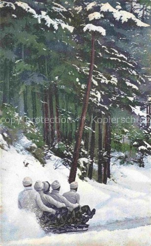 Wintersport schlitten - wintersport,